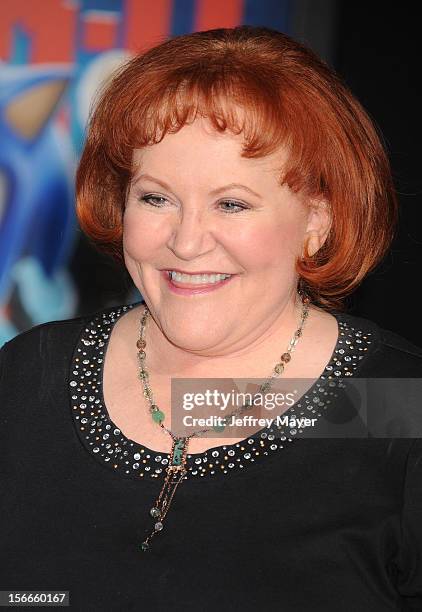 Edie McClurg arrives at the Los Angeles premiere of 'Wreck-It Ralph' at the El Capitan Theatre on October 29, 2012 in Hollywood, California.