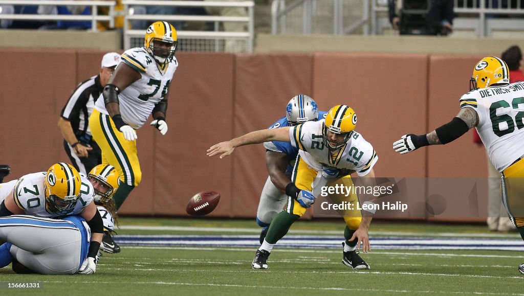 Green Bay Packers v Detroit Lions