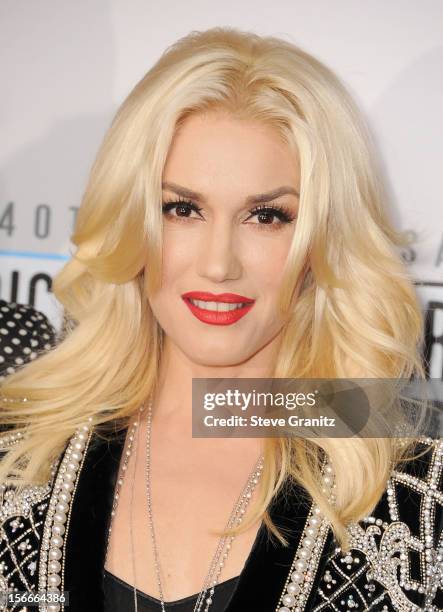 Singer Gwen Stefani attends the 40th Anniversary American Music Awards held at Nokia Theatre L.A. Live on November 18, 2012 in Los Angeles,...