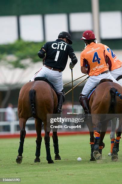 Pieres of Ellerstina in action during a Polo match between Ellerstina and La Aguada Las Monjitas as part of the 119th Argentina Open Polo...