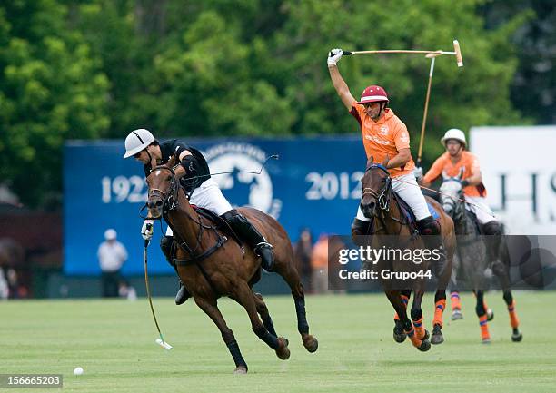 Pieres of Ellerstina in action during a Polo match between Ellerstina and La Aguada Las Monjitas as part of the 119th Argentina Open Polo...