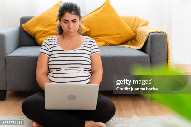 portrait of a little girl in a living room - dwarf girl stock pictures, royalty-free photos & images