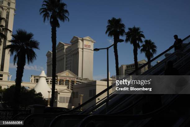 Caesars Palace hotel and casino in Las Vegas, Nevada, US, on Friday, July 28, 2023. Caesars Entertainment Inc. Is scheduled to release earnings...