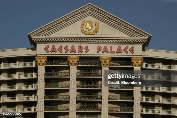 Caesars Palace hotel and casino in Las Vegas, Nevada, US, on Friday, July 28, 2023. Caesars Entertainment Inc. Is scheduled to release earnings...