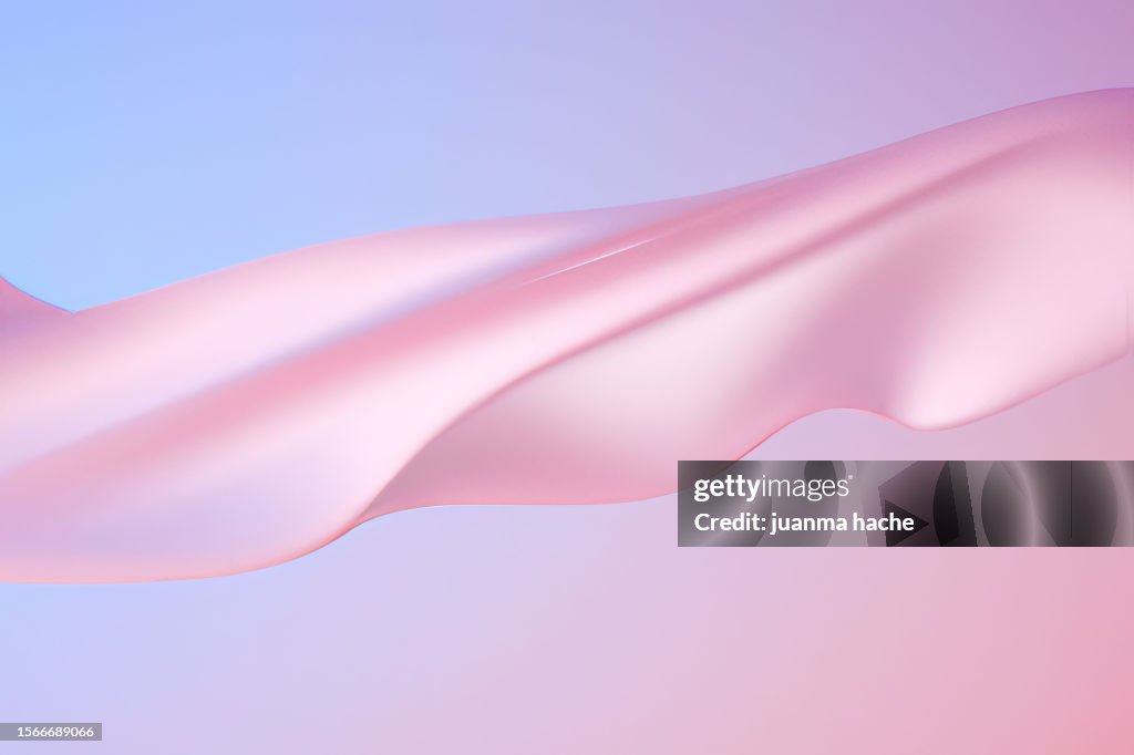 3d rendering: color pink background