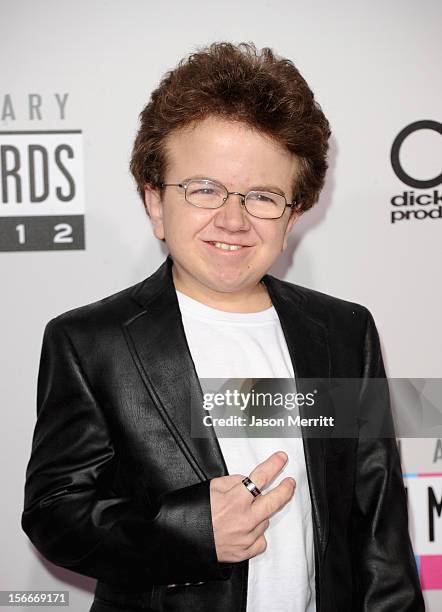 Internet celebrity Keenan Cahill attends the 40th American Music Awards held at Nokia Theatre L.A. Live on November 18, 2012 in Los Angeles,...