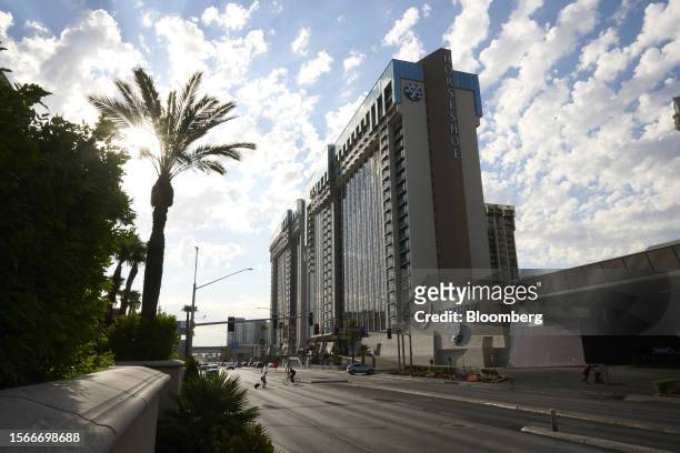The Horseshoe hotel and casino in Las Vegas, Nevada, US, on Friday, July 28, 2023. Caesars Entertainment Inc. Is scheduled to release earnings...
