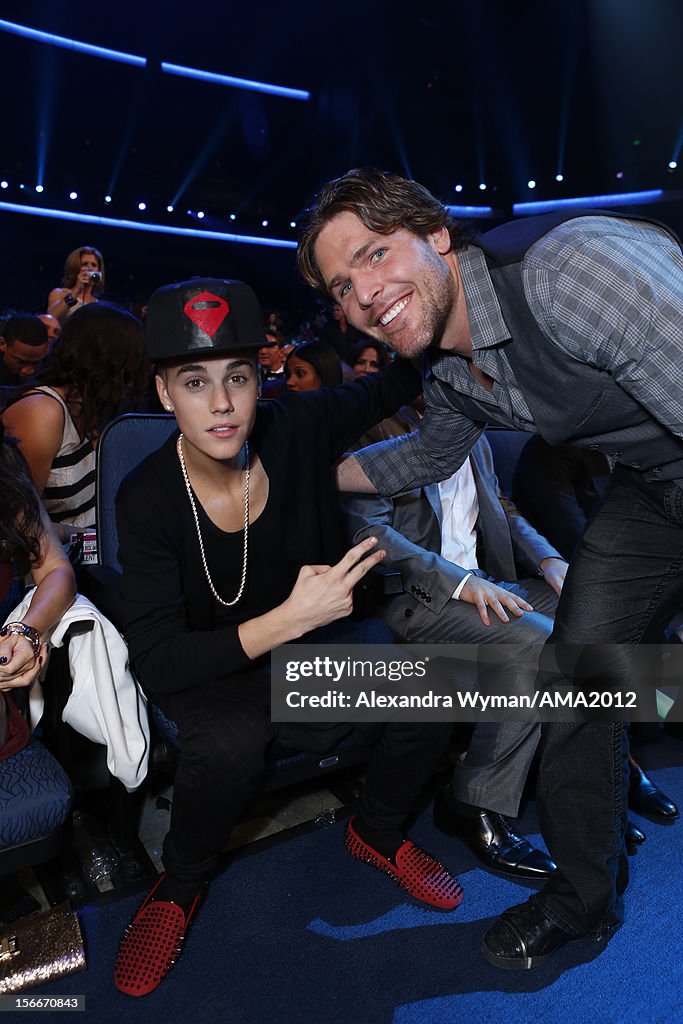 The 40th American Music Awards - Backstage And Audience