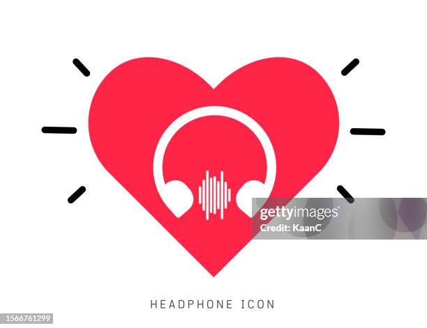 headphones icon vector stock illustration - muffs stock illustrations