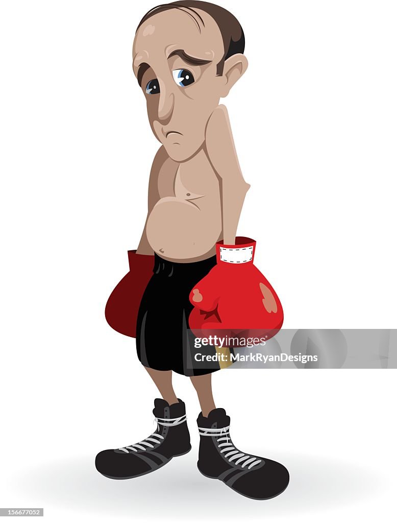 Defeated Boxer
