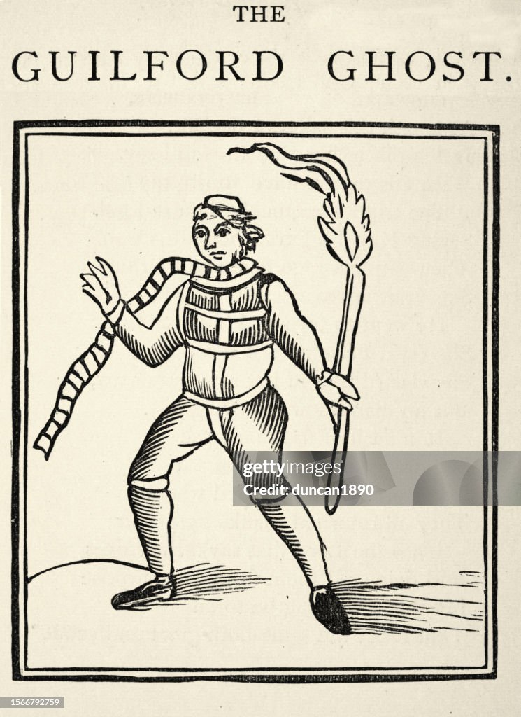 The Guildford Ghost of a hanged man, The ghost of Mr Christopher Slaughterford, 18th Century paranormal