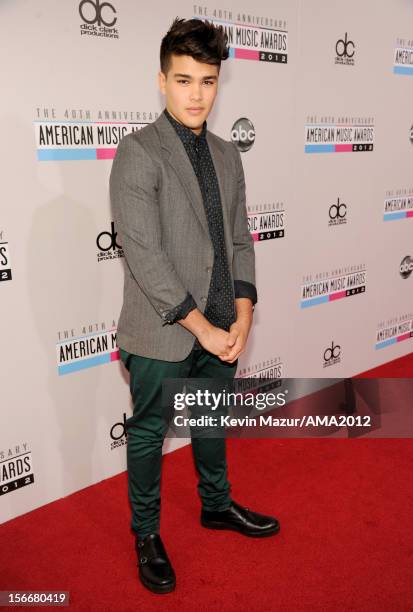 Singer Romeo Testa attends the 40th American Music Awards held at Nokia Theatre L.A. Live on November 18, 2012 in Los Angeles, California.