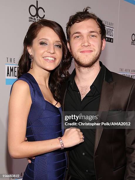 Musician Phillip Phillips attends the 40th American Music Awards held at Nokia Theatre L.A. Live on November 18, 2012 in Los Angeles, California.