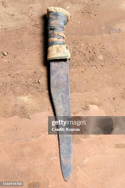 african machete weapon - machete stock pictures, royalty-free photos & images