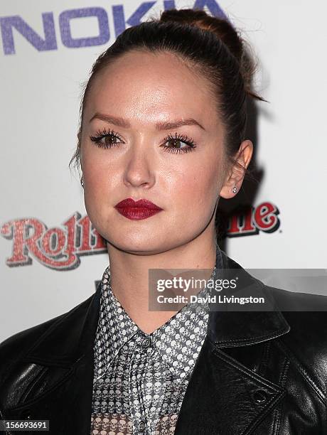 Actress Kaylee DeFer attends Rolling Stone Magazine's 2012 American Music Awards VIP After Party presented by Nokia and Rdio at the Rolling Stone...