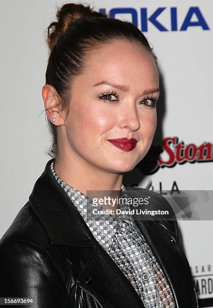 Actress Kaylee DeFer attends Rolling Stone Magazine's 2012 American Music Awards VIP After Party presented by Nokia and Rdio at the Rolling Stone...