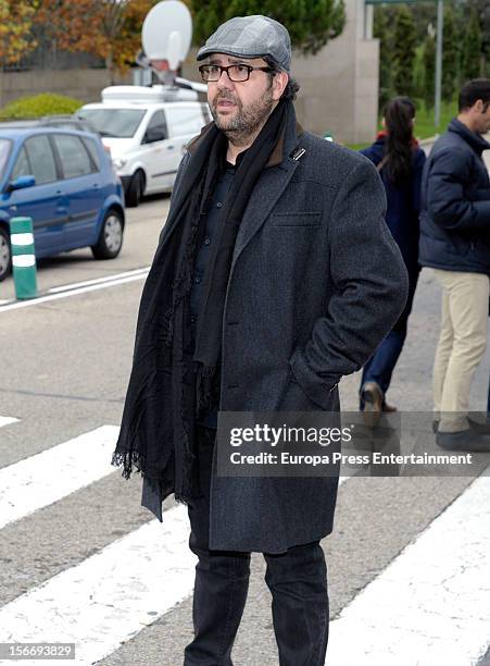 Florentino Fernandez attends the funeral chapel for Emilio Aragon, known as 'Miliki', at Tres Cantos Chapel on November 18, 2012 in Madrid, Spain....