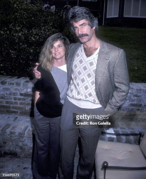 Actor Sam Elliott and actress Katharine Ross attend the Party to Celebrate the Signing of the California Bilateral Nuclear Weapons Freeze Initiative...