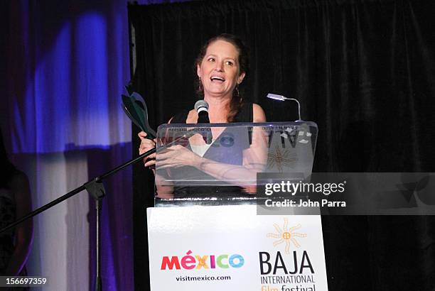 Melissa Leo attends the Closing Night Gala during the Baja International Film Festival at Los Cabos Convention Center on November 17, 2012 in Cabo...