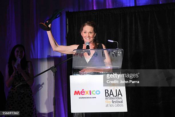 Melissa Leo attends the Closing Night Gala during the Baja International Film Festival at Los Cabos Convention Center on November 17, 2012 in Cabo...