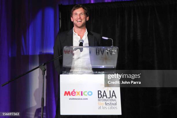 Josh Lucas attends the Closing Night Gala during the Baja International Film Festival at Los Cabos Convention Center on November 17, 2012 in Cabo San...