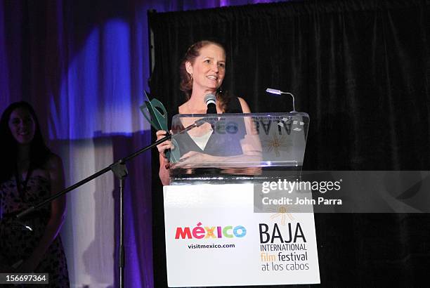 Melissa Leo attends the Closing Night Gala during the Baja International Film Festival at Los Cabos Convention Center on November 17, 2012 in Cabo...