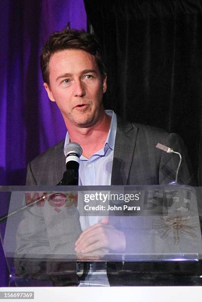 Edward Norton attends the Closing Night Gala during the Baja International Film Festival at Los Cabos Convention Center on November 17, 2012 in Cabo...