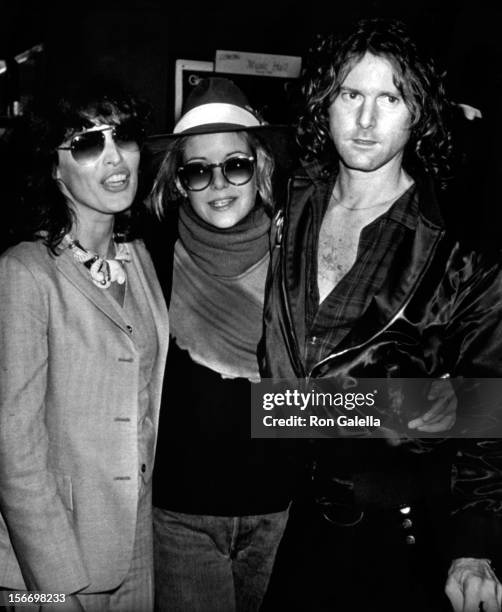 Musician Ronee Blakley, actress Season Hubley and guest attend the screening of "Renaldo and Clara" on January 24, 1978 at the Regent Theater in...