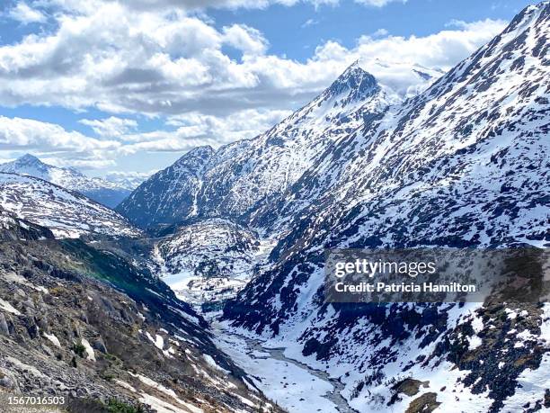 moore creek gorge - skagway alaska stock pictures, royalty-free photos & images