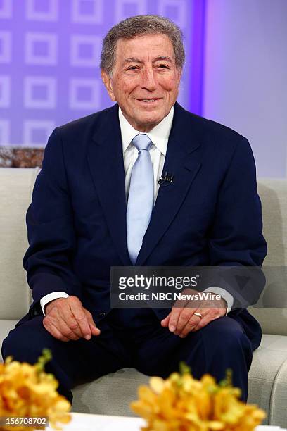 Tony Bennett appears on NBC News' "Today" show --