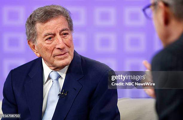 Tony Bennett appears on NBC News' "Today" show --