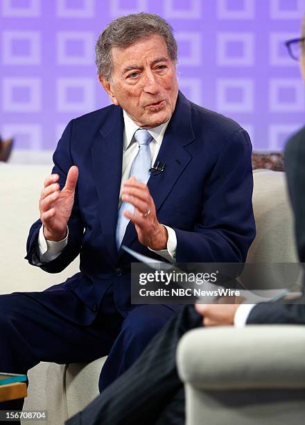 Tony Bennett appears on NBC News' "Today" show --