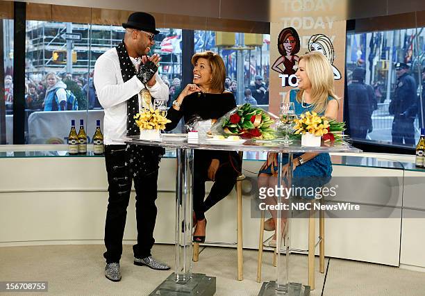 Flo Rida, Hoda Kotb and Kathie Lee Gifford appear on NBC News' "Today" show --