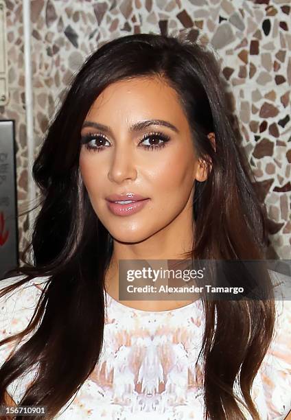 Kim Kardashian makes an appearance at North Miami City Hall to receive keys to the City of North Miami on November 19, 2012 in North Miami, Florida.