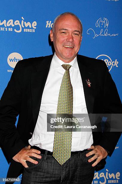 Hard Rock CEO Hamish Dodds attends the 5th annual Imagine There's No Hunger Campaign launch at the Hard Rock Cafe, Times Square on November 19, 2012...
