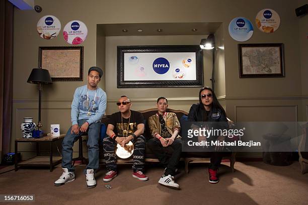 Music group Far East Movement attends Interscope Records AMA After Party Hosted By NIVEA Lip Butters & Ciroc Ultra Premium Vodka Portraits Inside on...