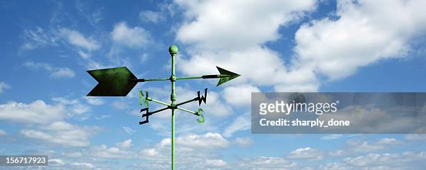 xxl wind vane - west direction stock pictures, royalty-free photos & images