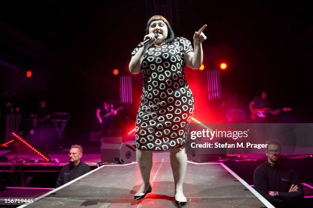 Beth Ditto of Gossip performs on stage at Zenith on November 19, 2012 in Munich, Germany.