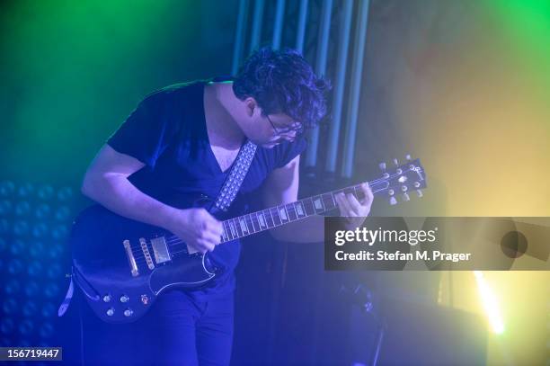 Nathan Howdeshell alias Brace Paine of Gossip performs on stage at Zenith on November 19, 2012 in Munich, Germany.