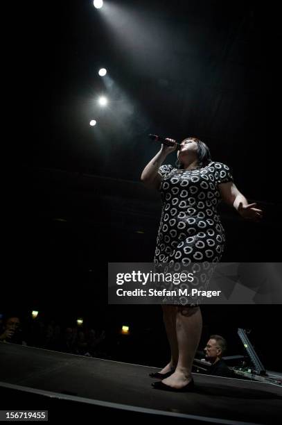 Beth Ditto of Gossip performs on stage at Zenith on November 19, 2012 in Munich, Germany.