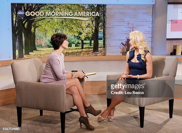 Miss USA contestant Allyn Rose appears on "Good Morning America," 11/19/12, airing on the Walt Disney Television via Getty Images Television Network....