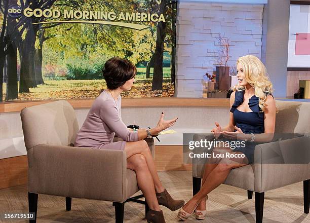 Miss USA contestant Allyn Rose appears on "Good Morning America," 11/19/12, airing on the Walt Disney Television via Getty Images Television Network....