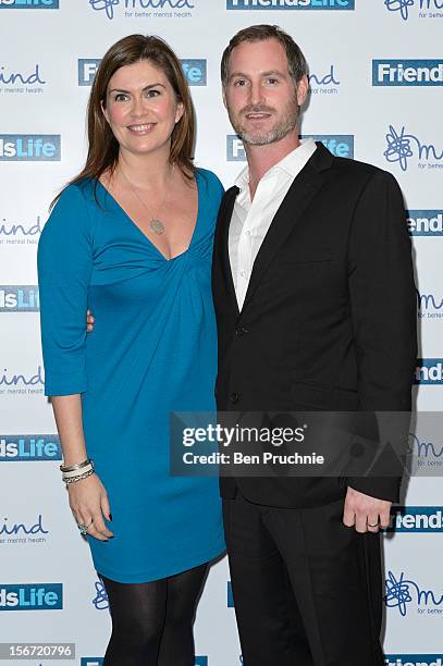 Amanda Lamb and Sean McGuiness attend the Mind Mental Health Media Awards at BFI Southbank on November 19, 2012 in London, England.