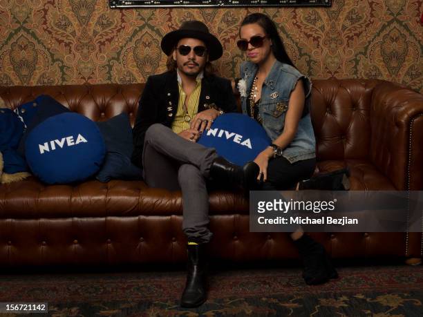 Ray Vanderbilt and Kay Waldorf attend Interscope Records AMA After Party Hosted By NIVEA Lip Butters & Ciroc Ultra Premium Vodka Portraits Inside on...