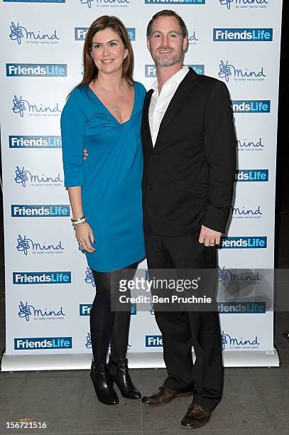 Amanda Lamb and Sean McGuiness attend the Mind Mental Health Media Awards at BFI Southbank on November 19, 2012 in London, England.