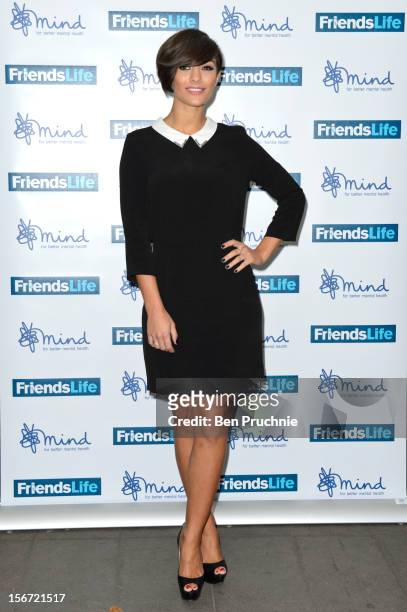 Frankie Sandford attends the Mind Mental Health Media Awards at BFI Southbank on November 19, 2012 in London, England.
