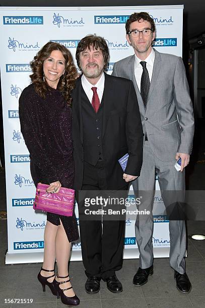 Gaynor Faye, Steve Halliwell and Mark Charnock attend the Mind Mental Health Media Awards at BFI Southbank on November 19, 2012 in London, England.