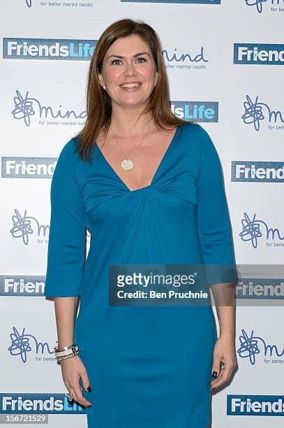 Amanda Lamb attends the Mind Mental Health Media Awards at BFI Southbank on November 19, 2012 in London, England.
