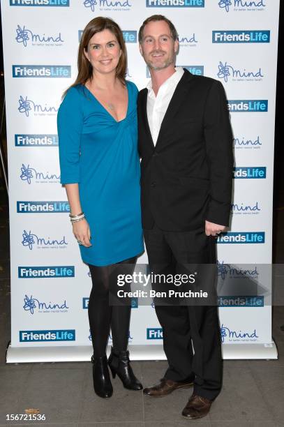 Amanda Lamb and Sean McGuiness attend the Mind Mental Health Media Awards at BFI Southbank on November 19, 2012 in London, England.