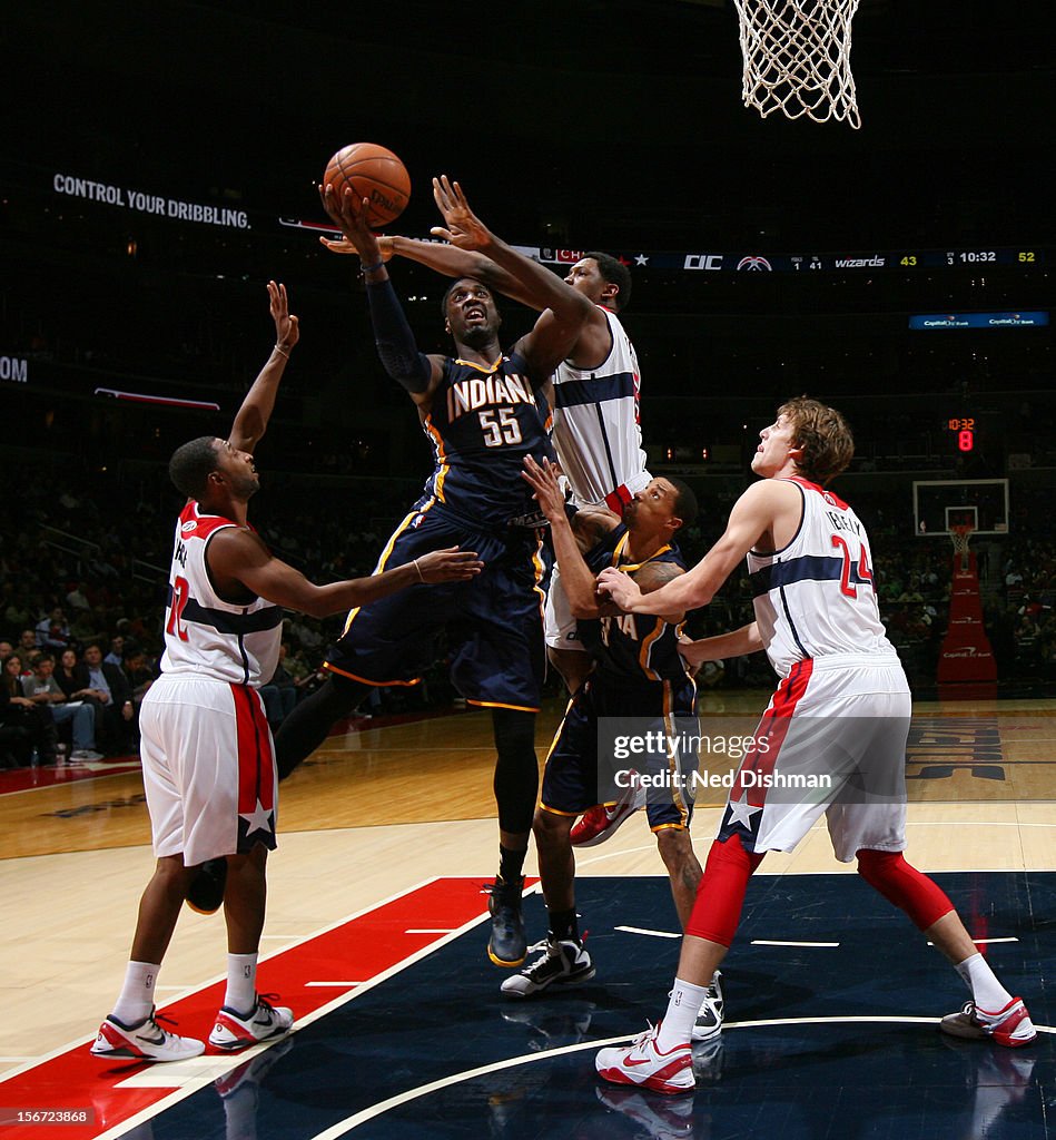 Indiana Pacers v Washington Wizards